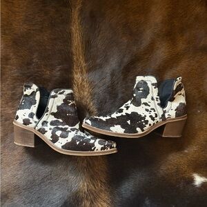 Cowhide Ankle Boots size 6